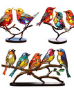 3x Libiyi Metal Birds