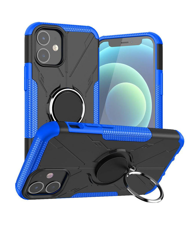 Robot 3 in 1 Heavy Duty Defender Case For iPhone 12 Series - Libiyi