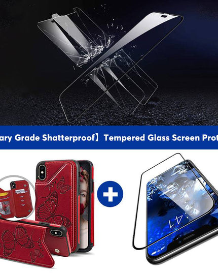New Luxury Embossing Wallet Cover For iPhone X/Xs-Fast Delivery - Libiyi