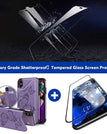 Purple / For iPhone X/XS / With Screen Protector