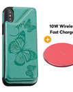 Vert / Pour iPhone XS Max / Avec chargeur sans fil
