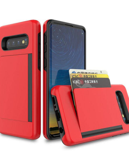 Armor Protective Card Holder Case for Samsung S10 Plus - Libiyi