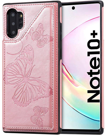 New Luxury Embossing Wallet Cover For SAMSUNG Note 10 Plus-Fast Delivery - Libiyi