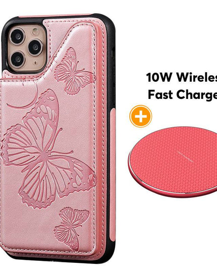 New Luxury Embossing Wallet Cover For iPhone 11Pro Max-Fast Delivery - Libiyi