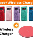 Rose Gold / Samsung Note 8 / Case+Wireless Charger