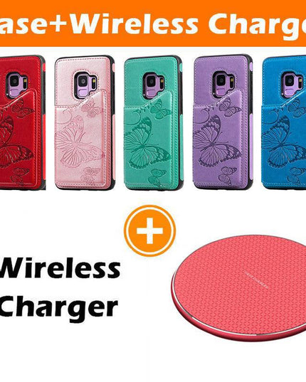New Luxury Embossing Wallet Cover For SAMSUNG S9-Fast Delivery - Libiyi