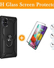 Black / A71(4G) / With Screen Protector