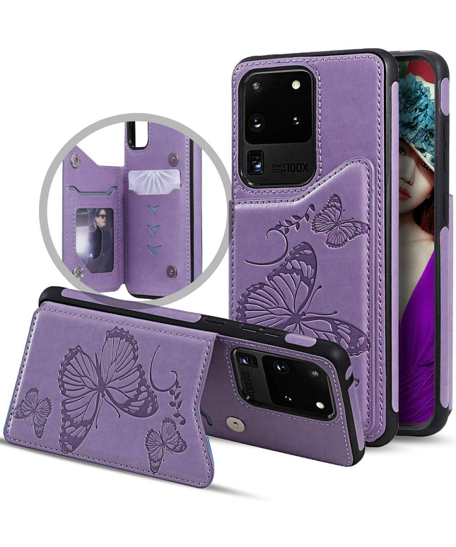 New Luxury Embossing Wallet Cover For SAMSUNG-Fast Delivery - Libiyi