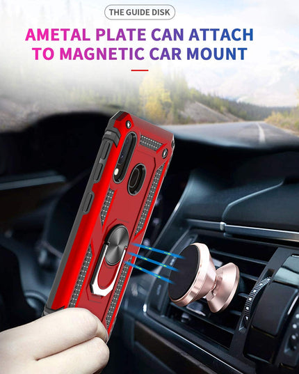 Luxury Armor Ring Bracket Phone Case For Samsung A20E-Fast Delivery - Libiyi