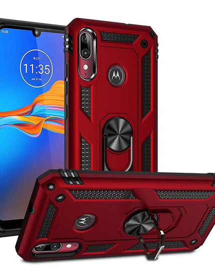 2022 Luxury Armor Ring Bracket Phone case For MOTO E6 Plus-Fast Delivery - Libiyi
