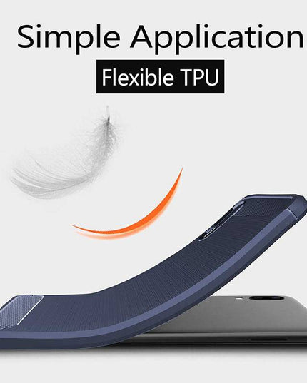Luxury Carbon Fiber Case For Samsung A12 With 2-Pack Screen Protectors - Libiyi
