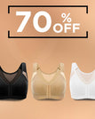 70% DE DESCONTO no conjunto 3 (PRETO + BEGE + BRANCO) - Economize $ 34 e frete grátis / XS