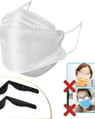 Branco / 10 PCS / Acessório adulto+antiembaçante para óculos